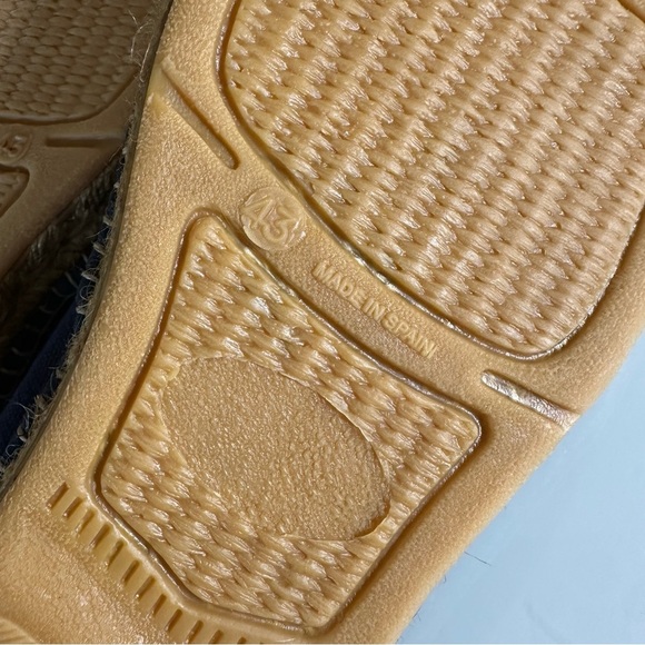 NWOB Viscata Barceloneta Canvas Espadrille Flats Navy Blue Size 43 Parisian - Picture 8 of 10